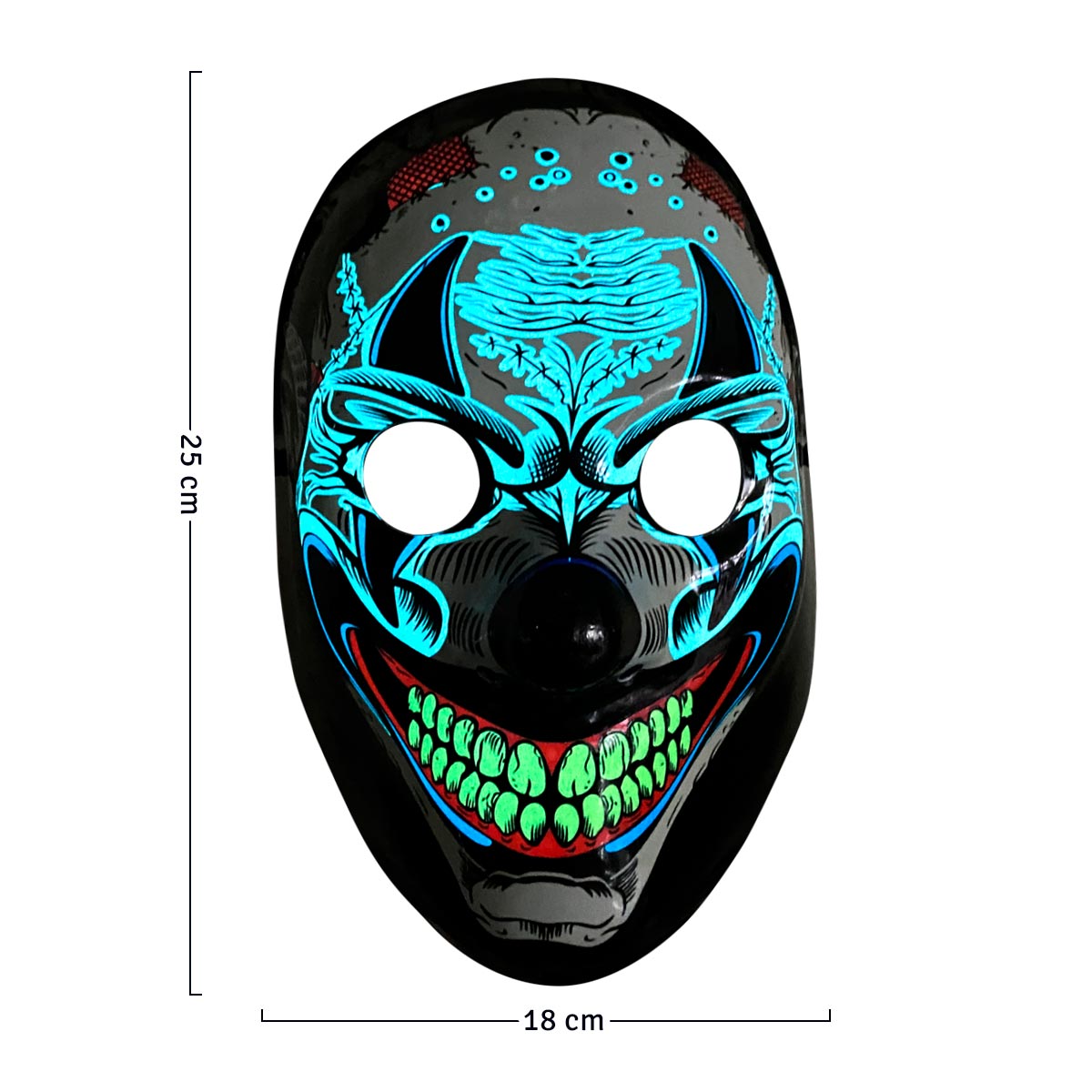 Miniatura 4 de Mascara Luminosa De Demonio MSDIA02